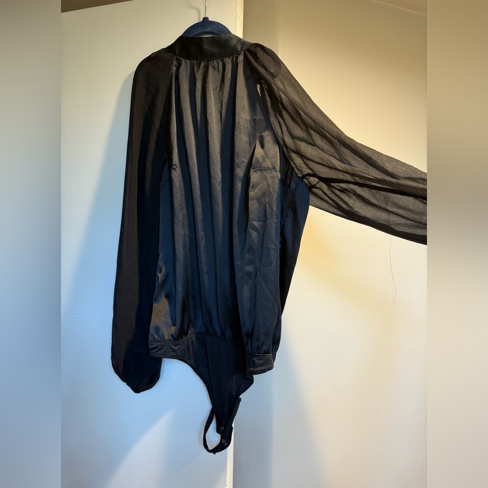 Abercrombie & Fitch Black Bodysuit Top